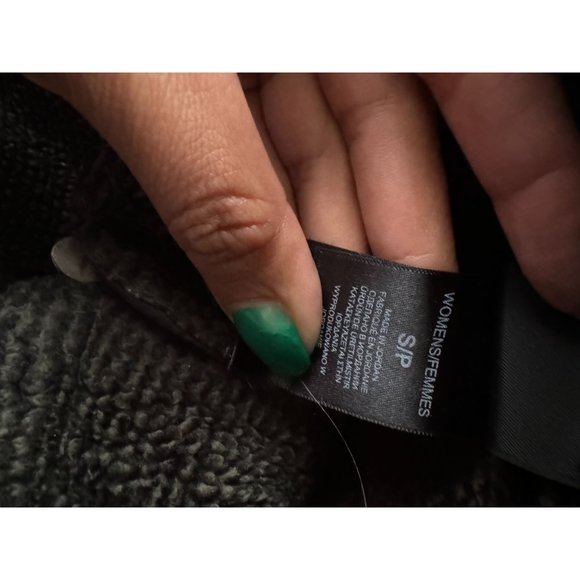 THE NORTH FACE FULL ZIP FLEECE JACKET WOMAN'S SMALL DARK GRAY‎ | F2 - Picture 7 of 8